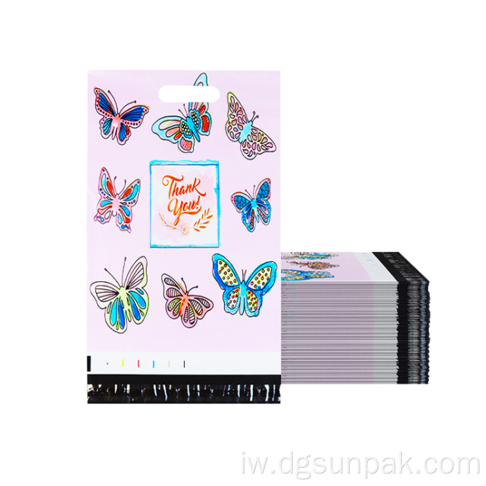 אטימה עצמית למעטפת אקספרס אטומה נגד דמעות שקיות משלוח מותאמות אישית